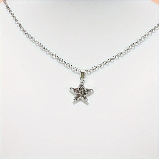 Pentagram Pendant Necklace Party Jewelry Birthday Gift
