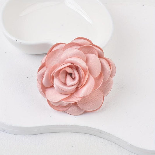 Camellia Magnet Pin Coat Brooch Party Jewelry