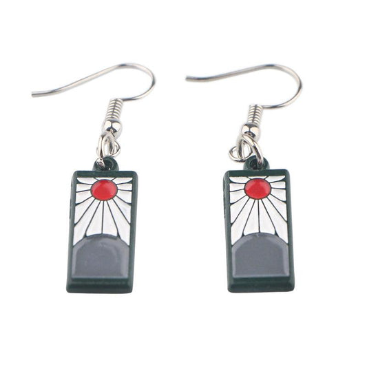 Grey Cartoon Stud Earrings For Woman Sweet Party Jewelry