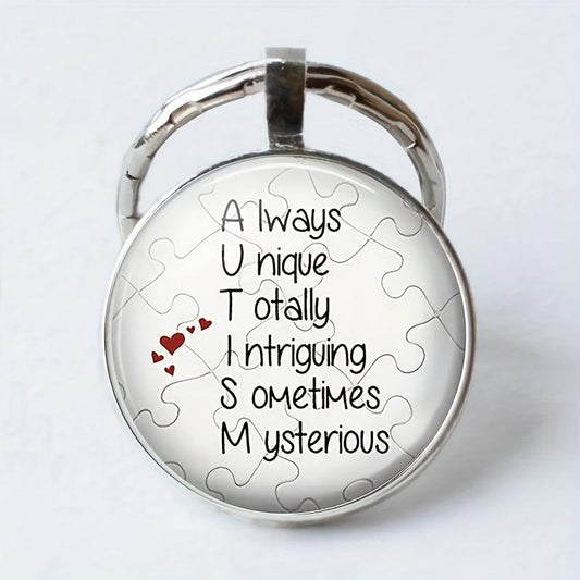 Unique English Keychain for Good Wishes