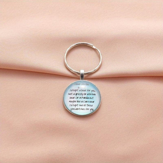 Creative English Keychain Gift for Girlfriend/Boyfriend
