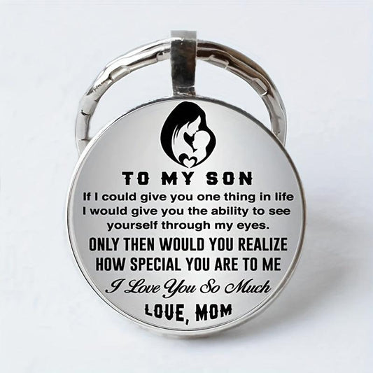 Creative English Keychain Good Wishes Keychain Anniversary Gift