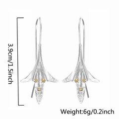 Lily Shape Ear Hook Earrings for Women