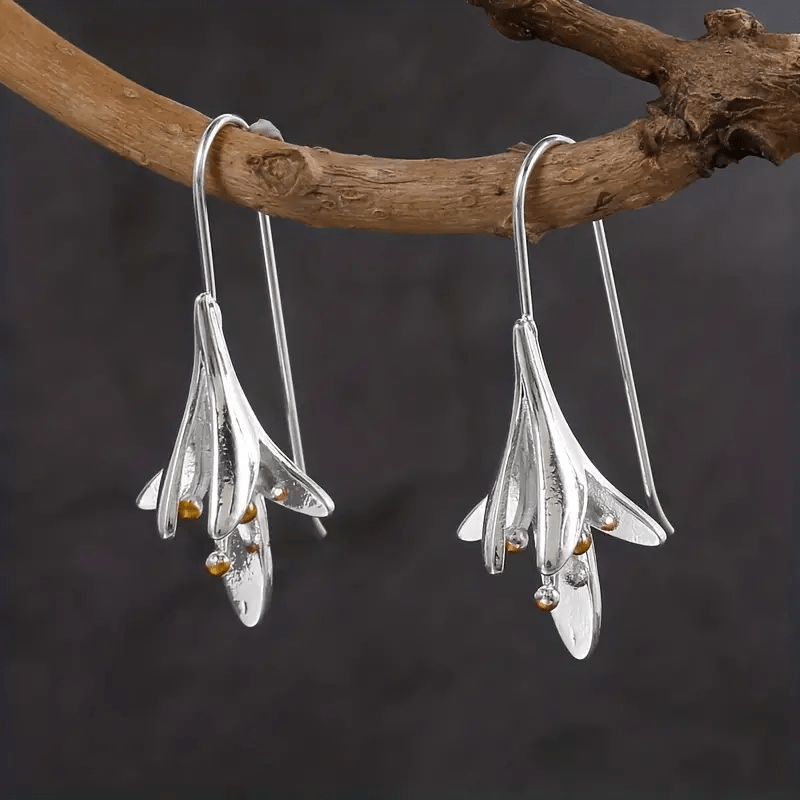 Lily Shape Ear Hook Earrings for Women