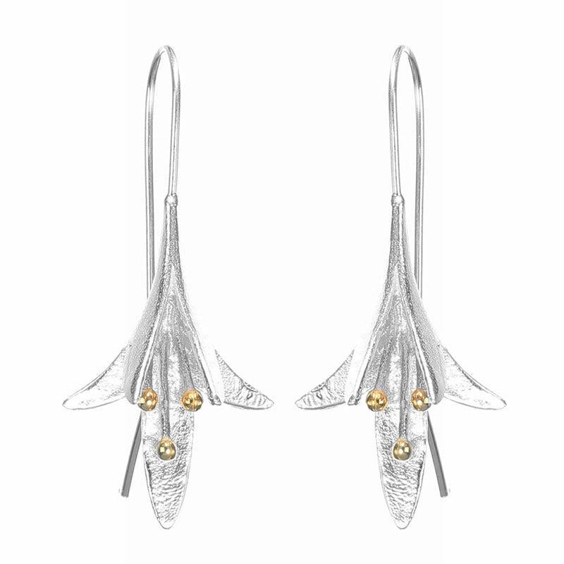 Lily Shape Ear Hook Earrings for Women