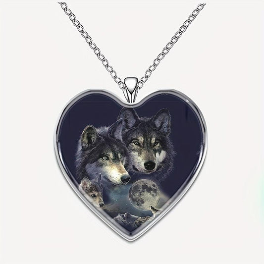 Heart Shaped Necklace for Family Anniversary Christmas Gift