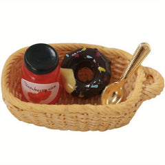 Cutting Food Set Kitchen Toy Bread Basket Christmas Gift For Toddlers
