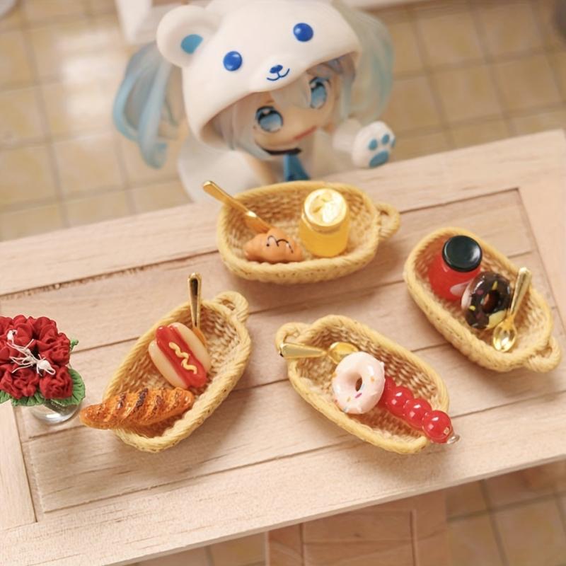 Cutting Food Set Kitchen Toy Bread Basket Christmas Gift For Toddlers