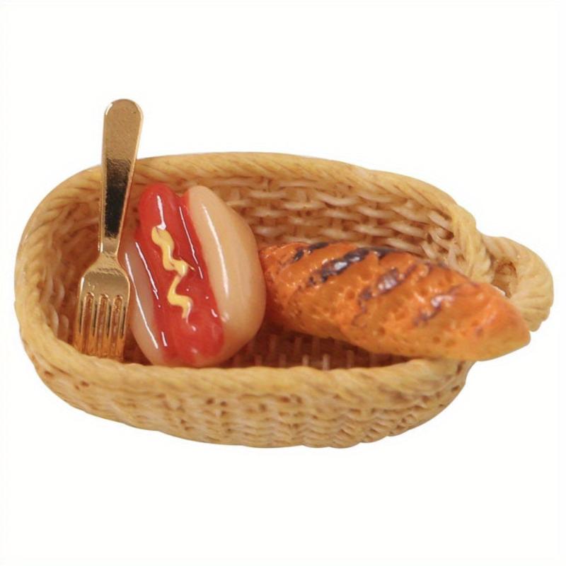 Cutting Food Set Kitchen Toy Bread Basket Christmas Gift For Toddlers