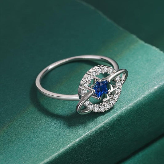 Double Star Around Dream Star Index Finger Ring Pentagram Women's Ring
