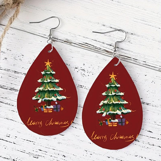 PU Christmas Tree Leather Jewelry Daily Necessities Accessories Toys