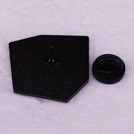 4D Space Enamel Pin Brooch Gift
