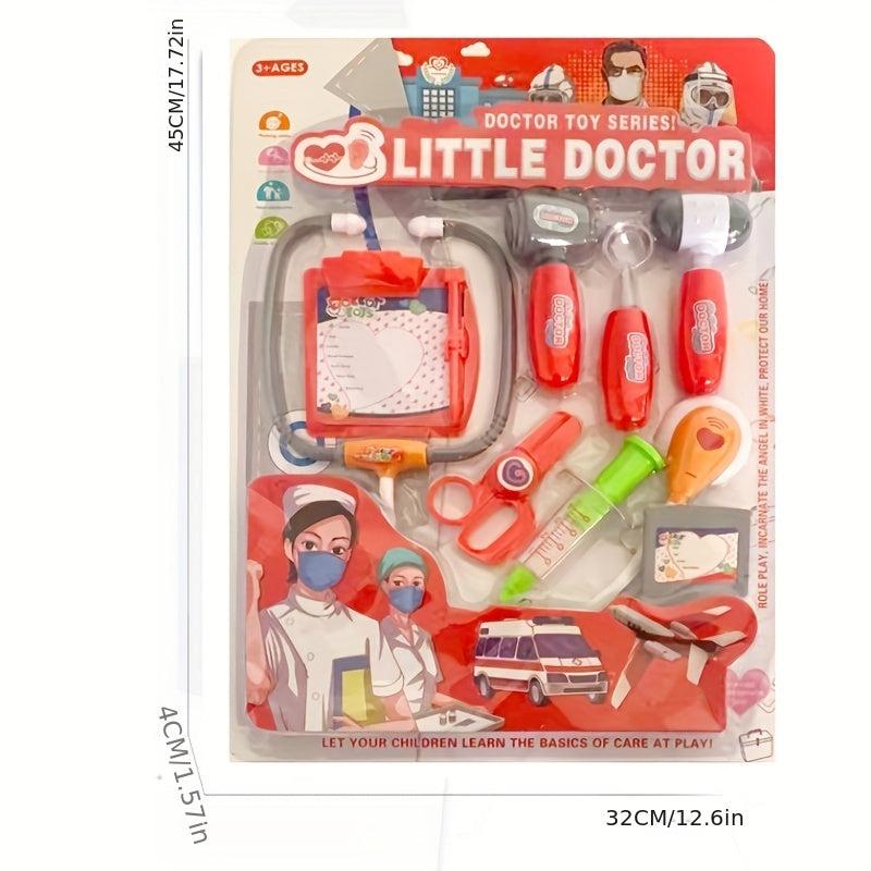 Deluxe Doctor Kit Pretend Play Set with Light & Sound for Kids