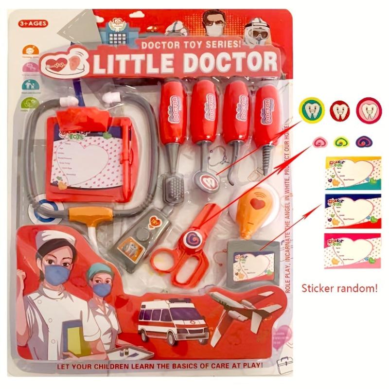 Deluxe Doctor Kit Pretend Play Set with Light & Sound for Kids