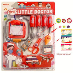 Deluxe Doctor Kit Pretend Play Set with Light & Sound for Kids