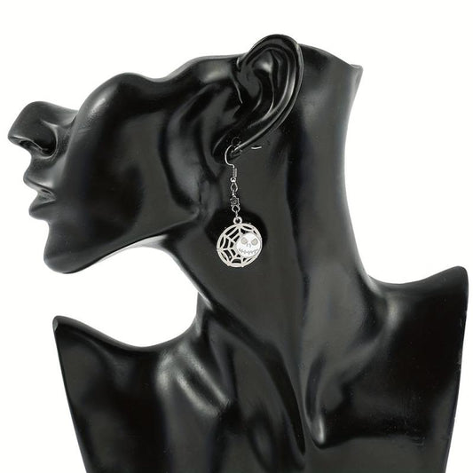 Christmas Gothic Party Skull Earrings