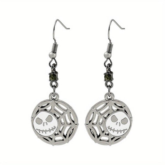 Christmas Gothic Party Skull Earrings