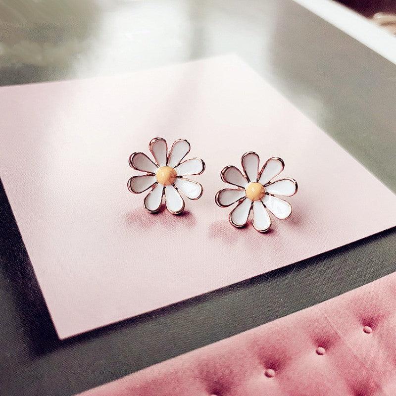 Daisy Chrysanthemum Earrings Sweet Women Girls