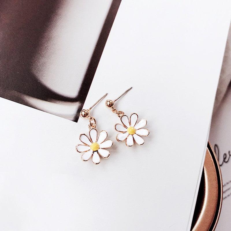 Daisy Chrysanthemum Earrings Sweet Women Girls