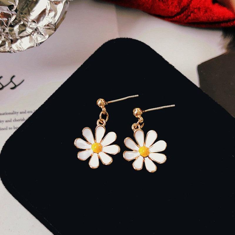 Daisy Chrysanthemum Earrings Sweet Women Girls