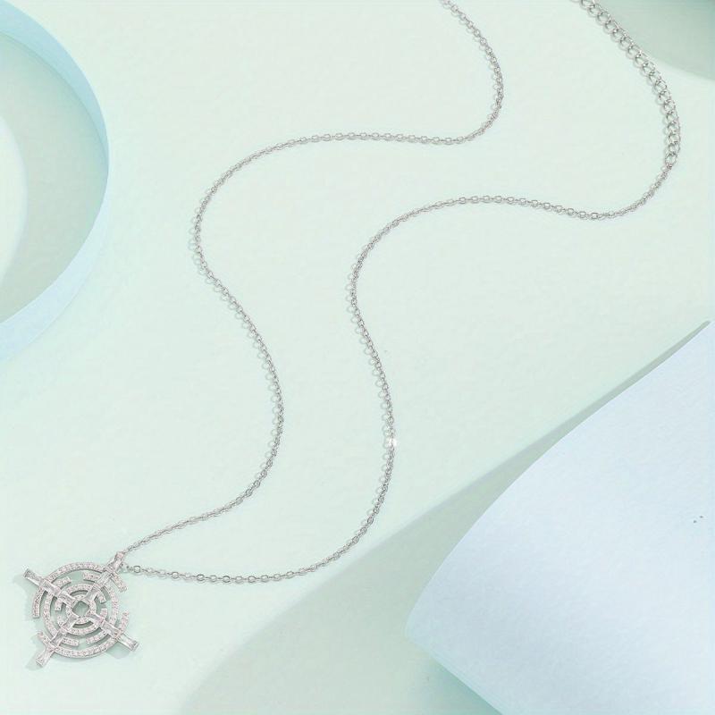 Geometric High-End Necklace for Evening Party