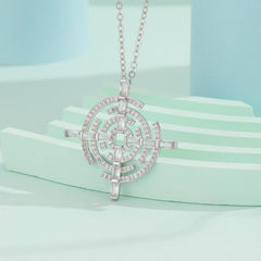 Geometric High-End Necklace for Evening Party