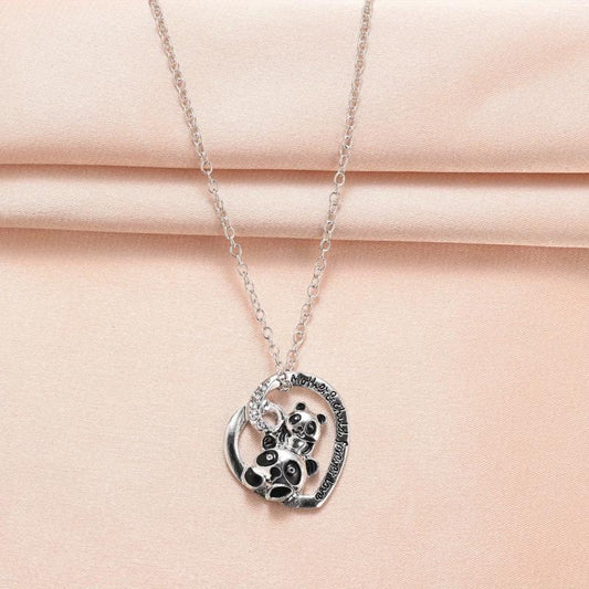 Panda Pendant Necklace for Daughter Women Christmas Gift