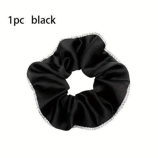Satin Silk Scrunchie Headband for Women
