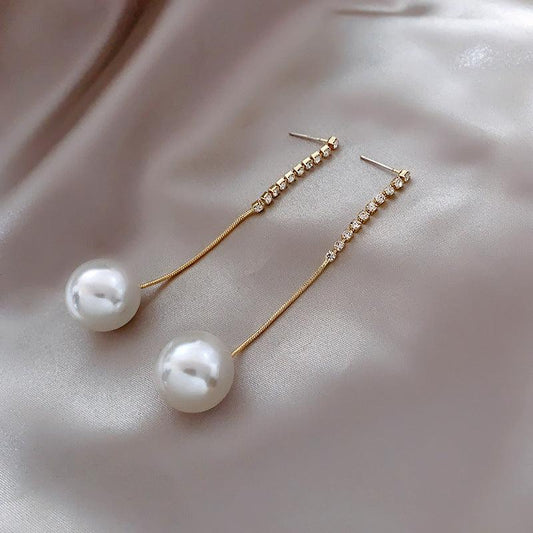 Tassel Earrings Net Celebrity Long Earrings for Women