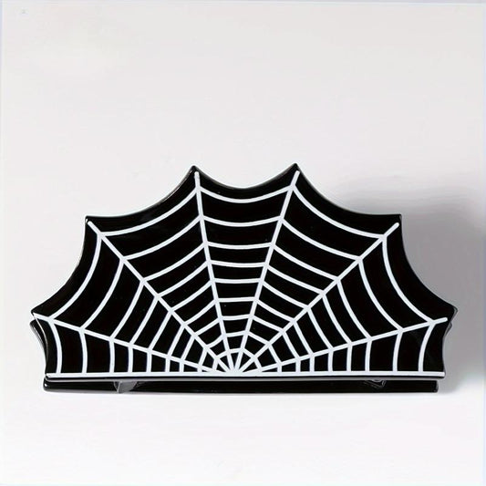 Funny Pumpkin Bat Ponytail Clip Halloween Hair Accessory