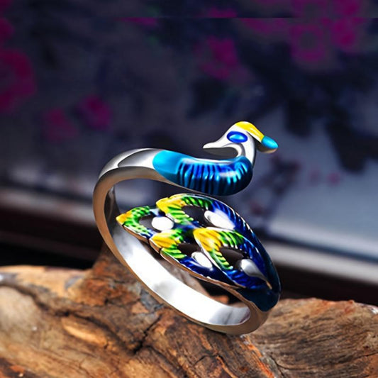Lady Jewelry Sterling Silver&peacock Bracelet