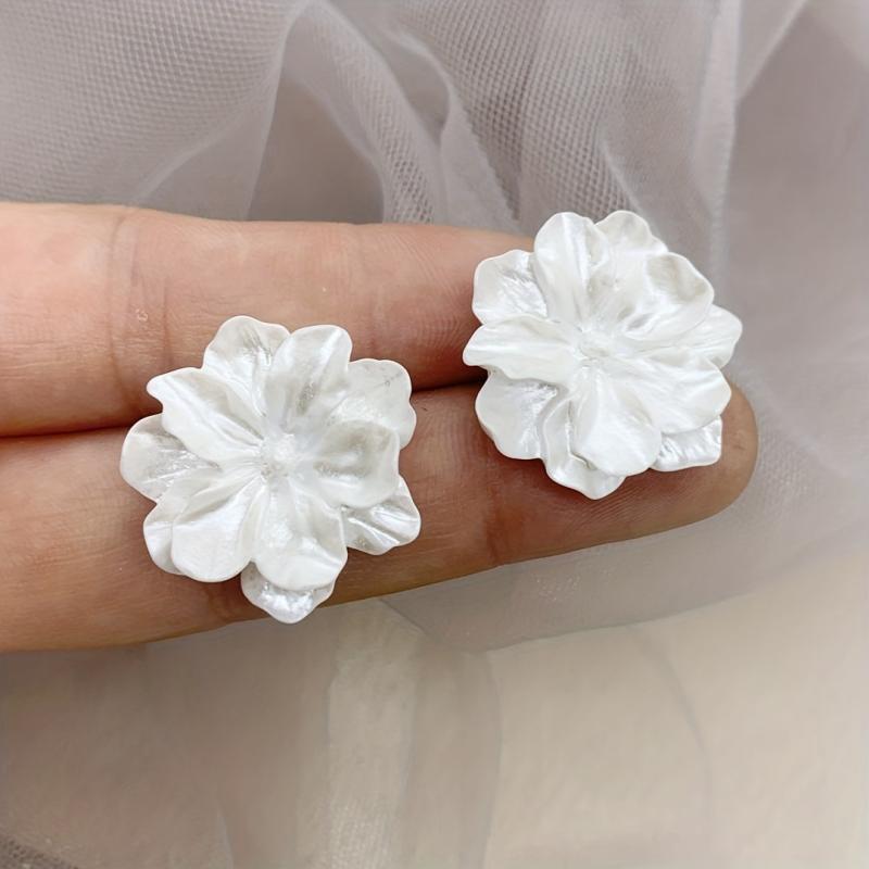 Camellia Earrings - Stunning Holiday Gift for Her