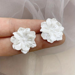 Camellia Earrings - Stunning Holiday Gift for Her
