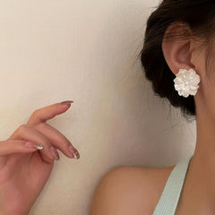 Camellia Earrings - Stunning Holiday Gift for Her