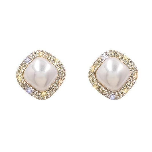Red Stud Earrings Female Light Style Sense Niche Temperament Earrings