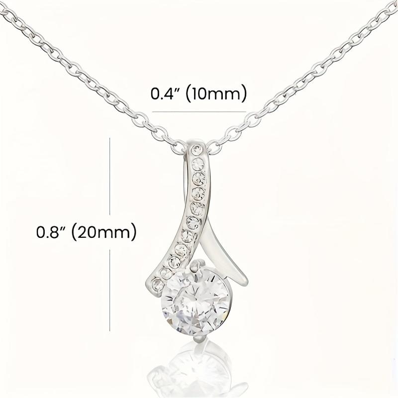Creative Necklace & Message Card For Mom, Thoughtful Mother's Gift