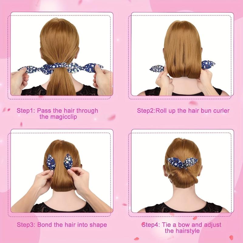 Sponge Rabbit Ear Hair Tie