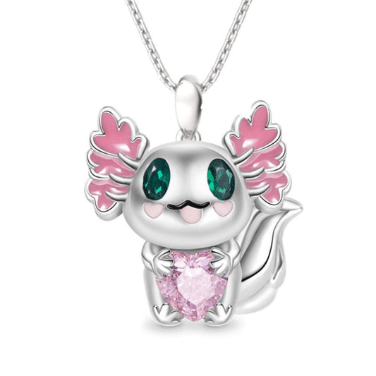 Sparkling Love Heart Pendant Necklace for Girls - Birthday Gift