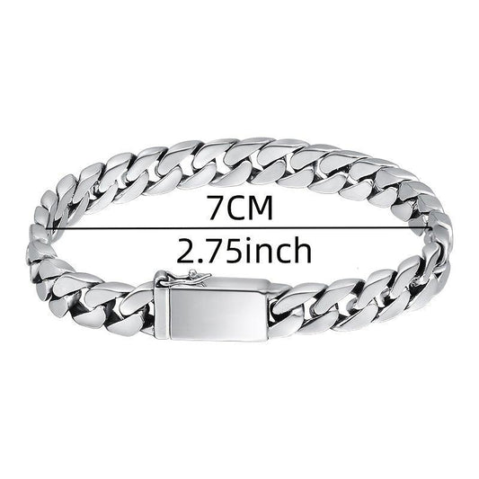 Men's Punk Alloy Letter Bracelet
