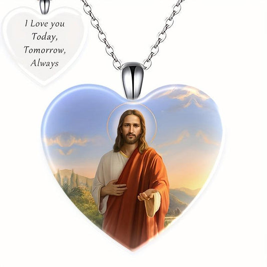Urban Love Crystal Pendant Necklace Devout Believer English