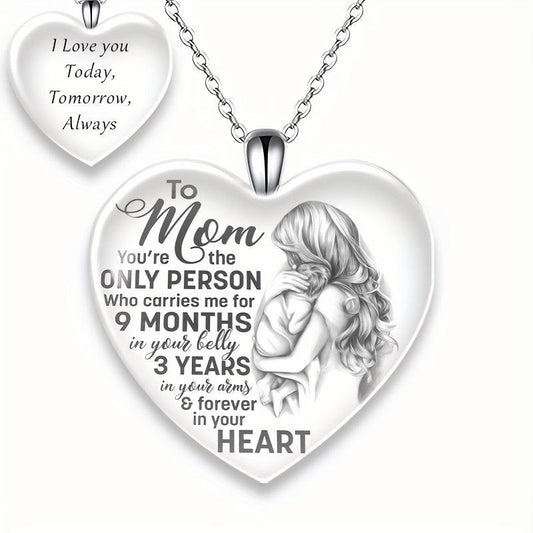 Crystal Pendant Alphabet Necklace English Birthday Gift
