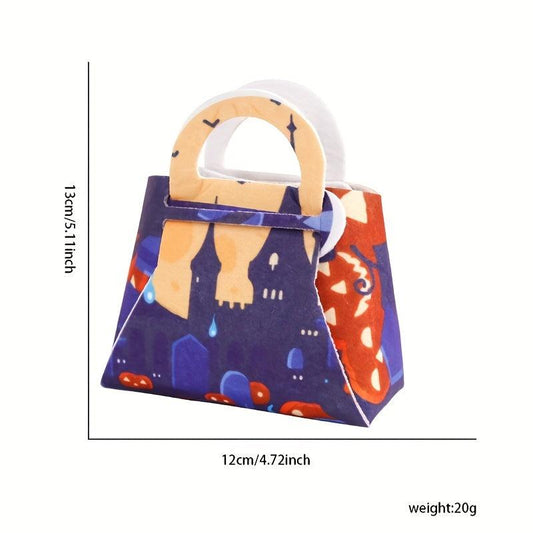 Halloween Candy Bag Non-woven Pumpkin Tote Bag Ghost Party Decoration Handbag