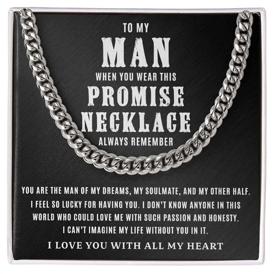Cuban Link Chain Gift Set for Boyfriend Husband