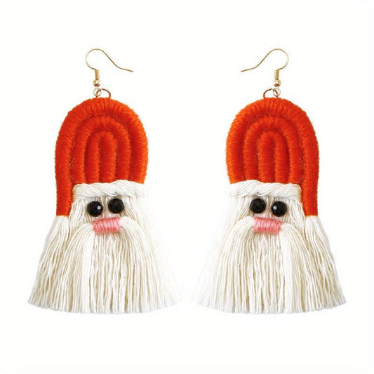 Bohemian Tassel Woven Earrings for Christmas