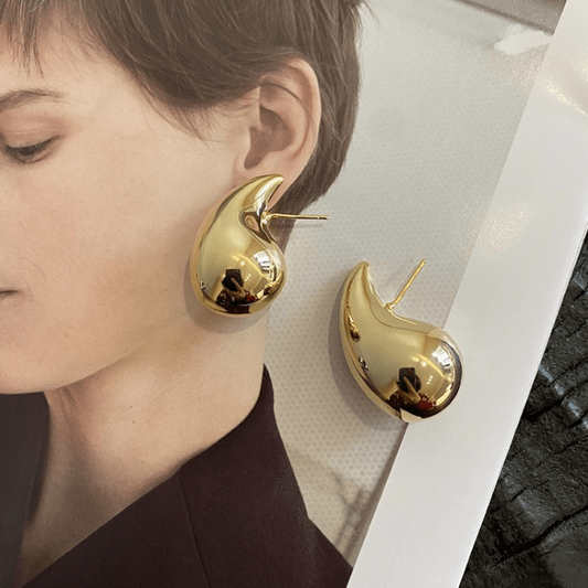 Water Drop Temperament Stud Earrings