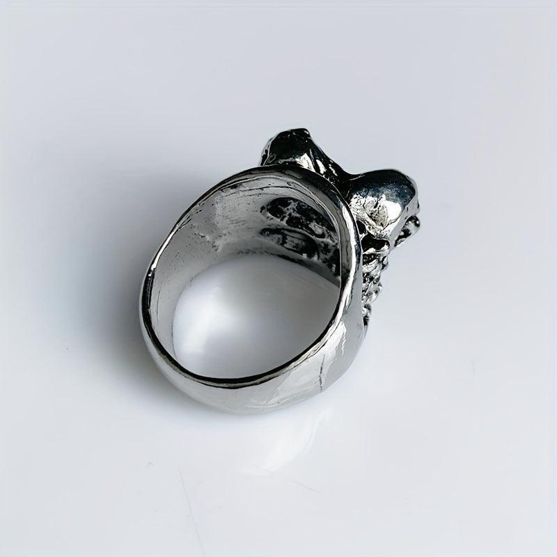Funny Skull Head Ring Punk Ghost Head Finger Ring