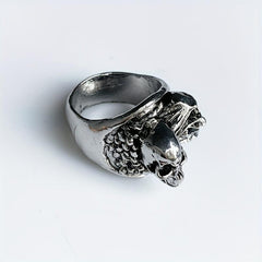 Funny Skull Head Ring Punk Ghost Head Finger Ring