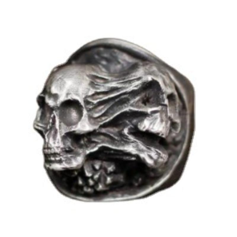 Funny Skull Head Ring Punk Ghost Head Finger Ring