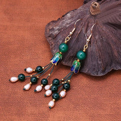 Temperament Fairy Long Ear Hook Earrings