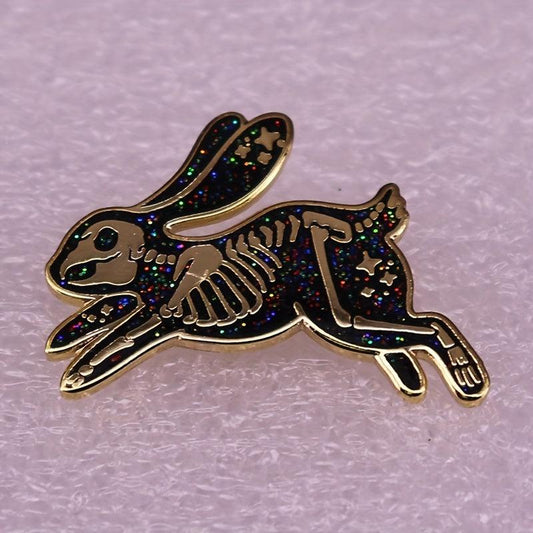 Halloween Rabbit Bone Pin Animal Brooch Christmas Gift